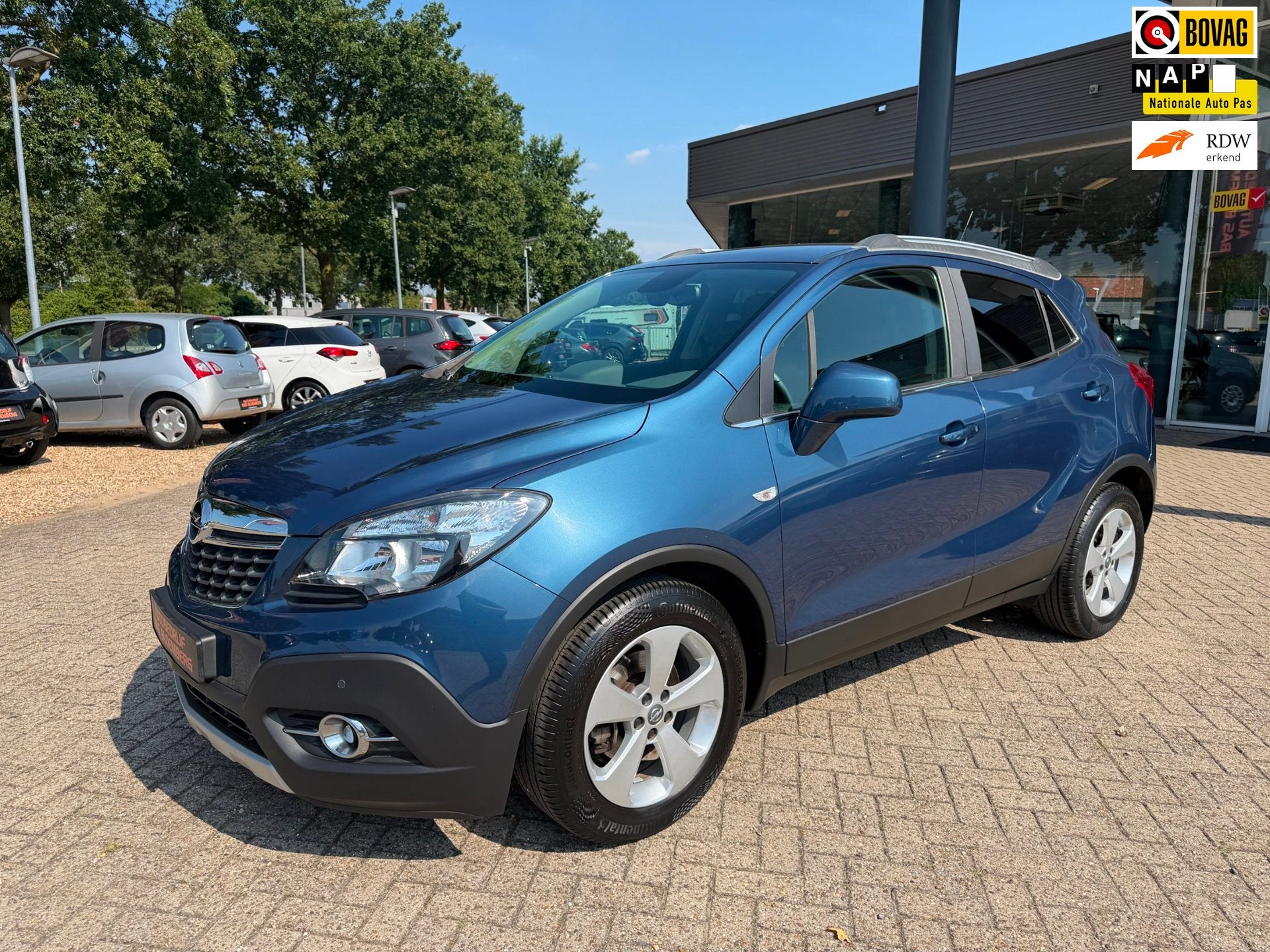 Opel Mokka 1.4 T Cosmo, Navi, Camera, trekhaak, etc., Voorwielaandrijving, Gebruikt, 4 cilinders, Blauw
