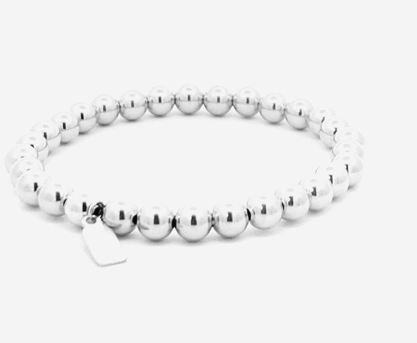 GEZOCHT pscallme zilver 6-8 mm sparkling jewels, Sieraden, Tassen en Uiterlijk, Ophalen of Verzenden, Zo goed als nieuw, Zilver