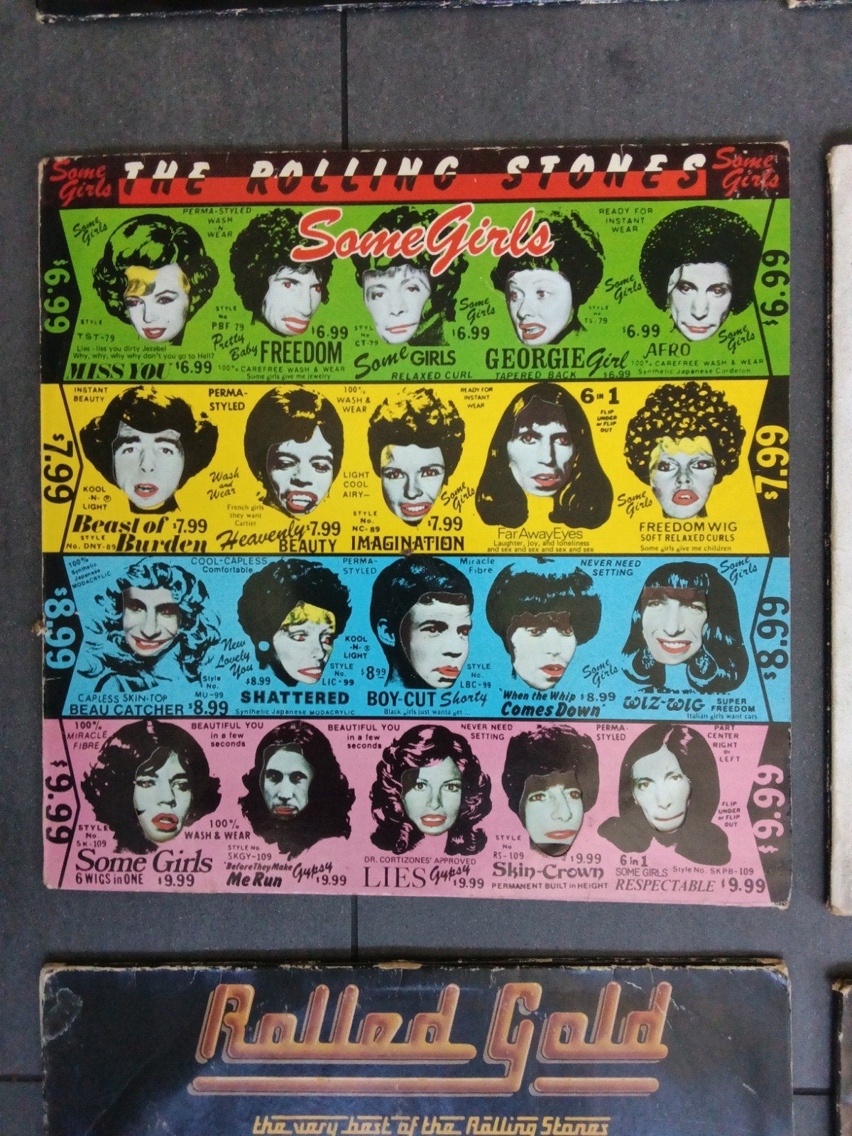 LP The Rolling Stones - Some Girls (As Is), Gebruikt, Originele persing, Ophalen of Verzenden, 1970 - 1979
