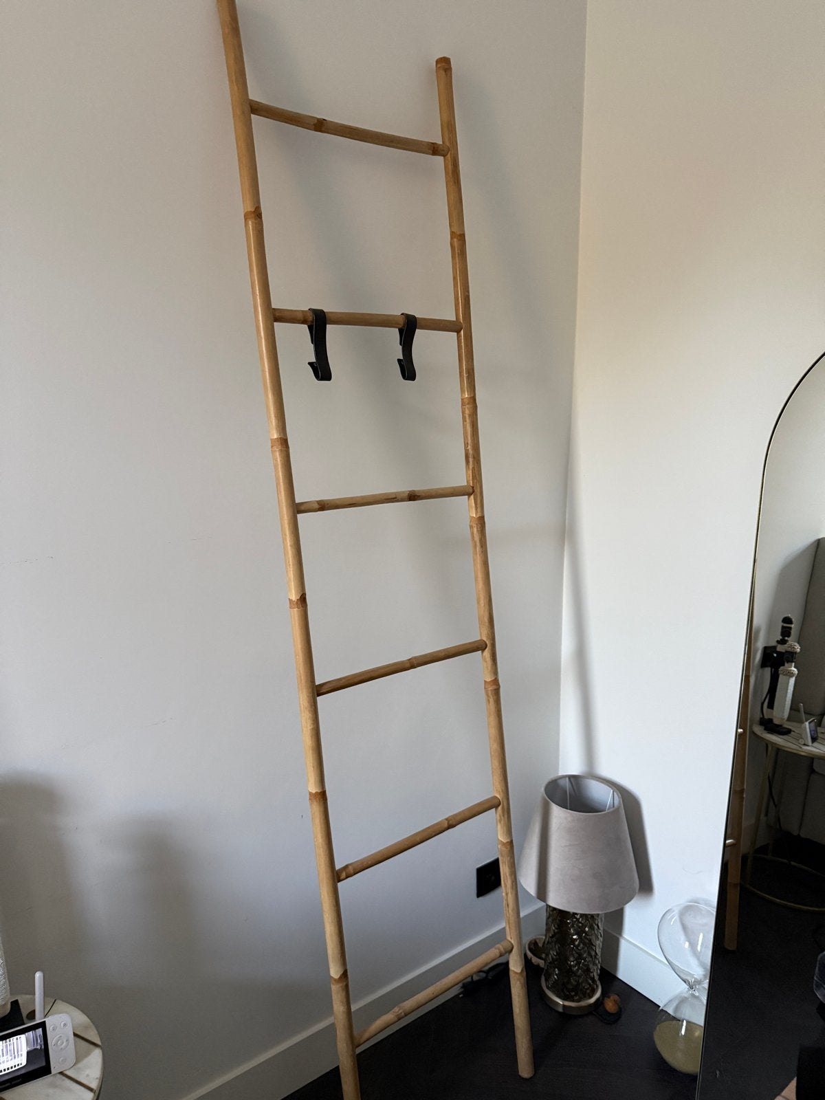 Bamboe decoratieve ladder 2.15m x 40cm, Ophalen, Zo goed als nieuw