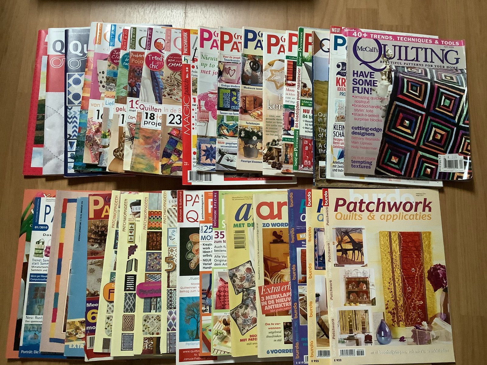 37 Quilt tijdschrijten., Ophalen of Verzenden, Gelezen, Overige typen