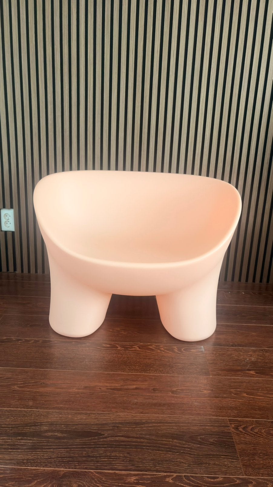 Roze Design Fauteuil, Huis en Inrichting, Fauteuils, Ophalen, Zo goed als nieuw, 75 tot 100 cm, 50 tot 75 cm
