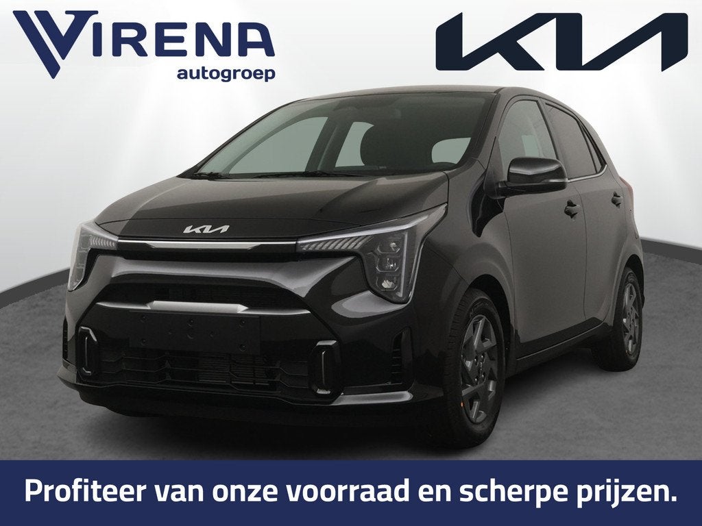 Kia Picanto 1.0 GDi DynamicPlusLine Automaat - Navigatie - A, Stof, 4 stoelen, Nieuw, 3 cilinders