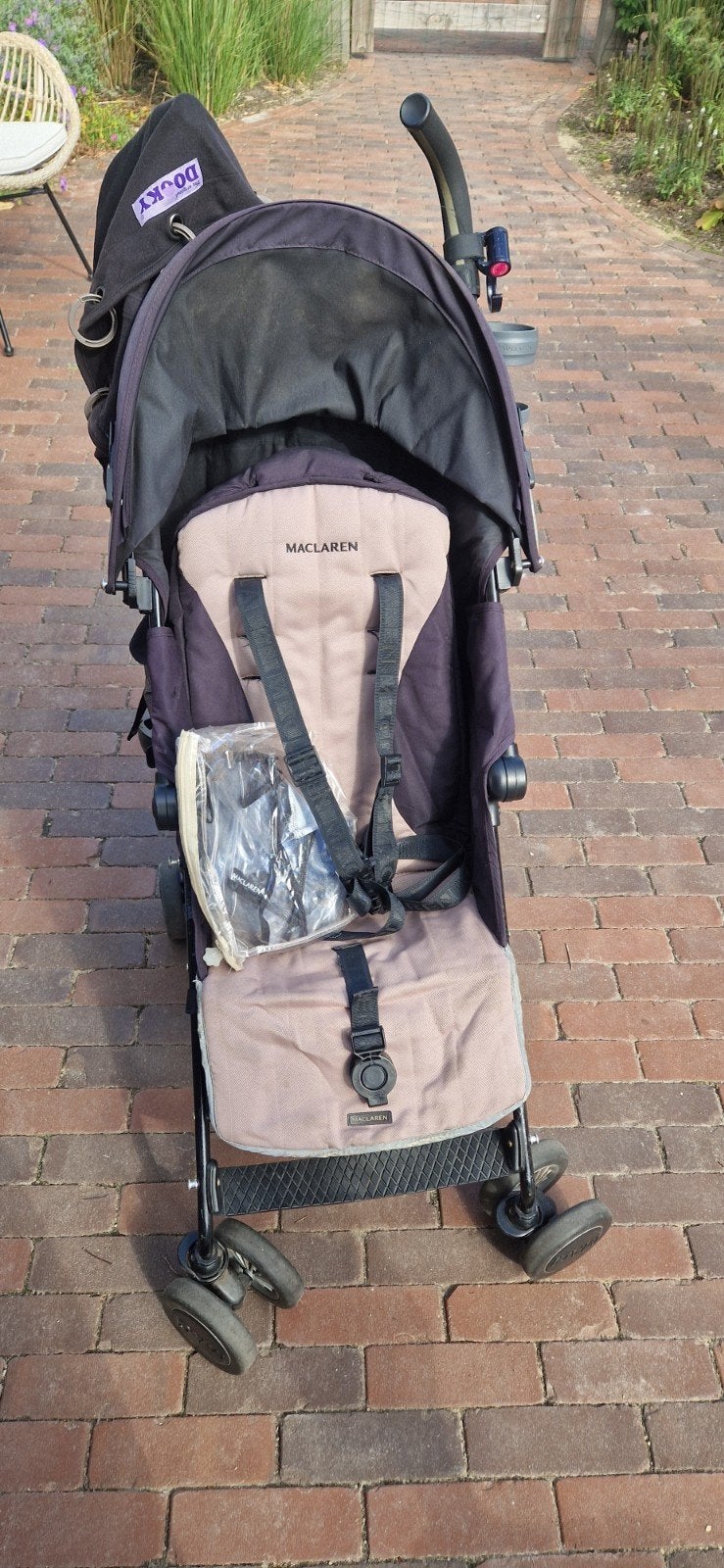 Maclaren buggy met Dooky en regenscherm, Ophalen of Verzenden