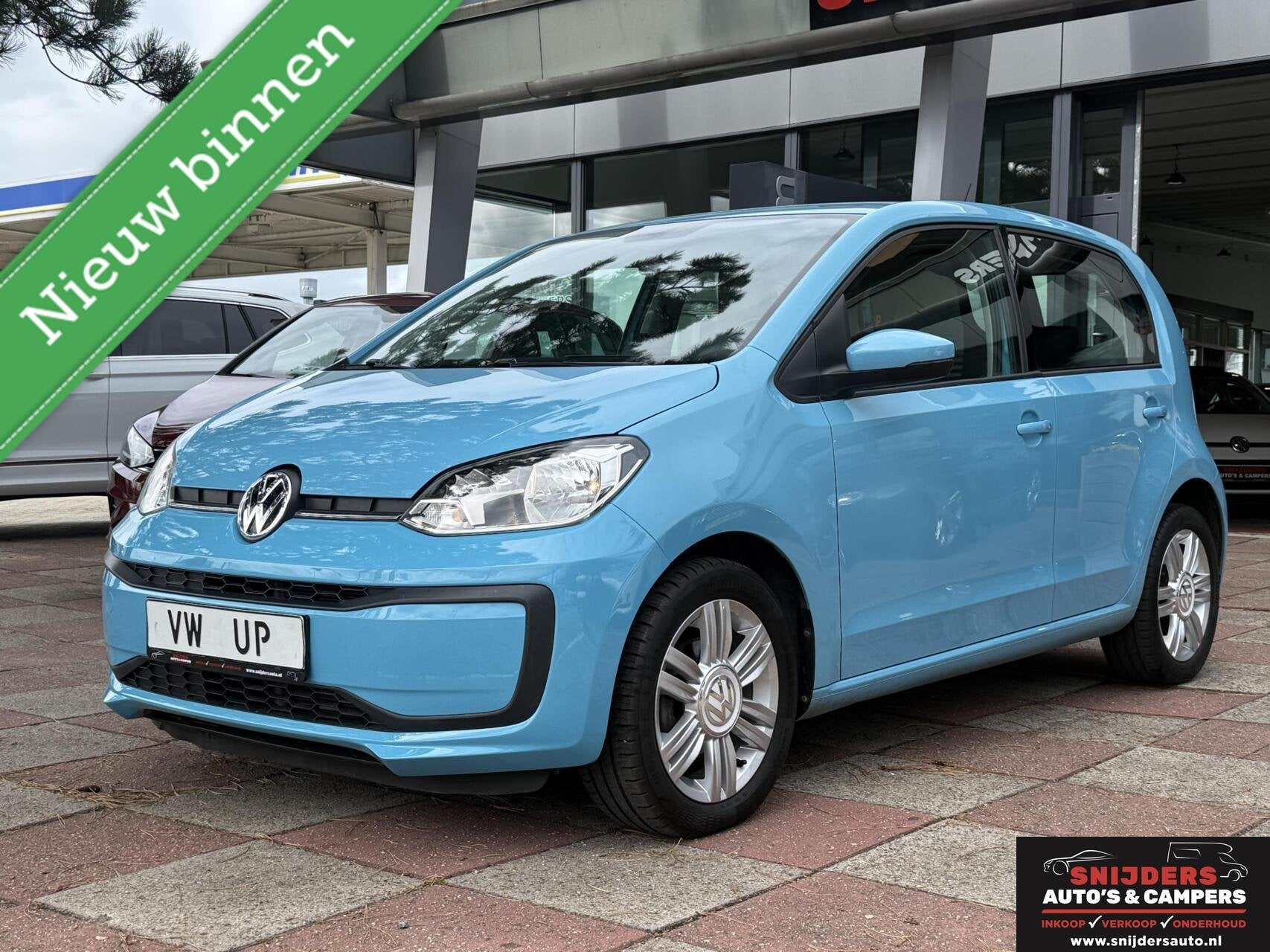 Volkswagen Up! 1.0 BMT move up! met garantie, Auto's, Volkswagen, Voorwielaandrijving, Stof, Gebruikt, Start-stop-systeem