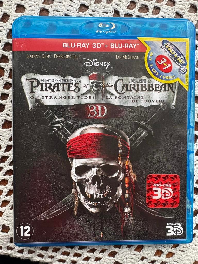 Pirates of the Caribbean: On Stranger Tides Blu-ray 3D, Ophalen, Gebruikt, Avontuur