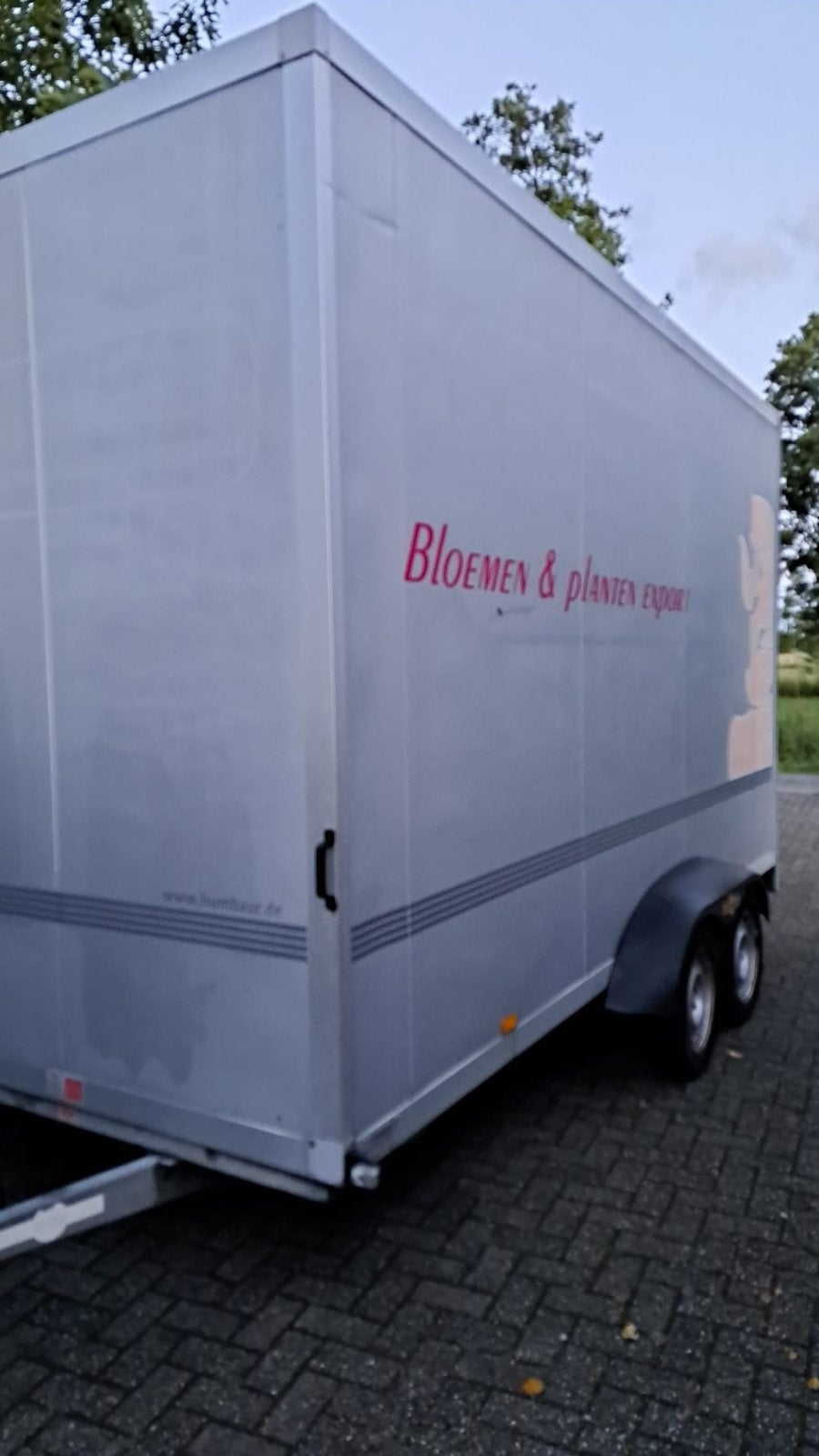 Humbaur gesloten aanhanger xxl  !!!, Auto diversen, Aanhangers en Bagagewagens, Ophalen of Verzenden, Nieuw