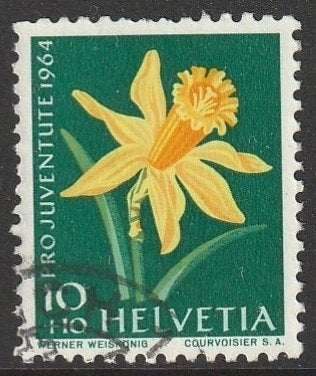 Zwitserland 1964 804 Pro Juventute 10c, Gest, Ophalen of Verzenden, Gestempeld