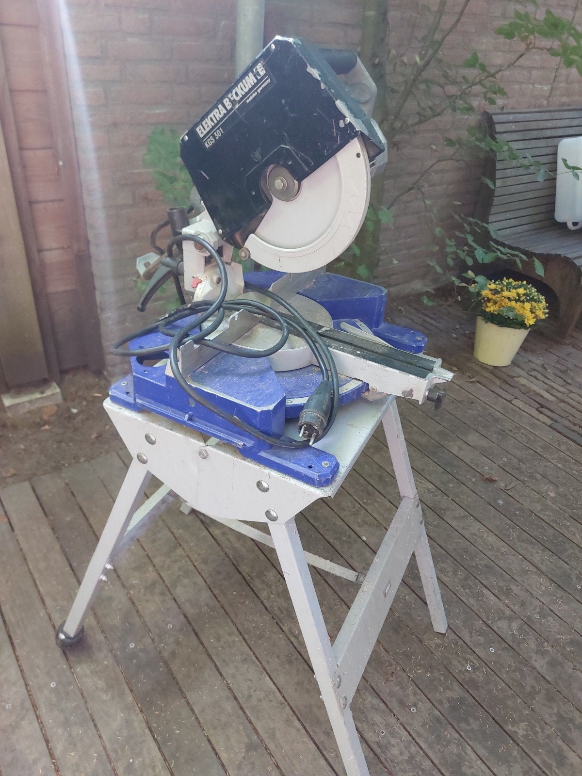 Elektra beckum afkortzagen. kgs 301, Ophalen, Gebruikt, Afkortzaag, 30 tot 70 mm