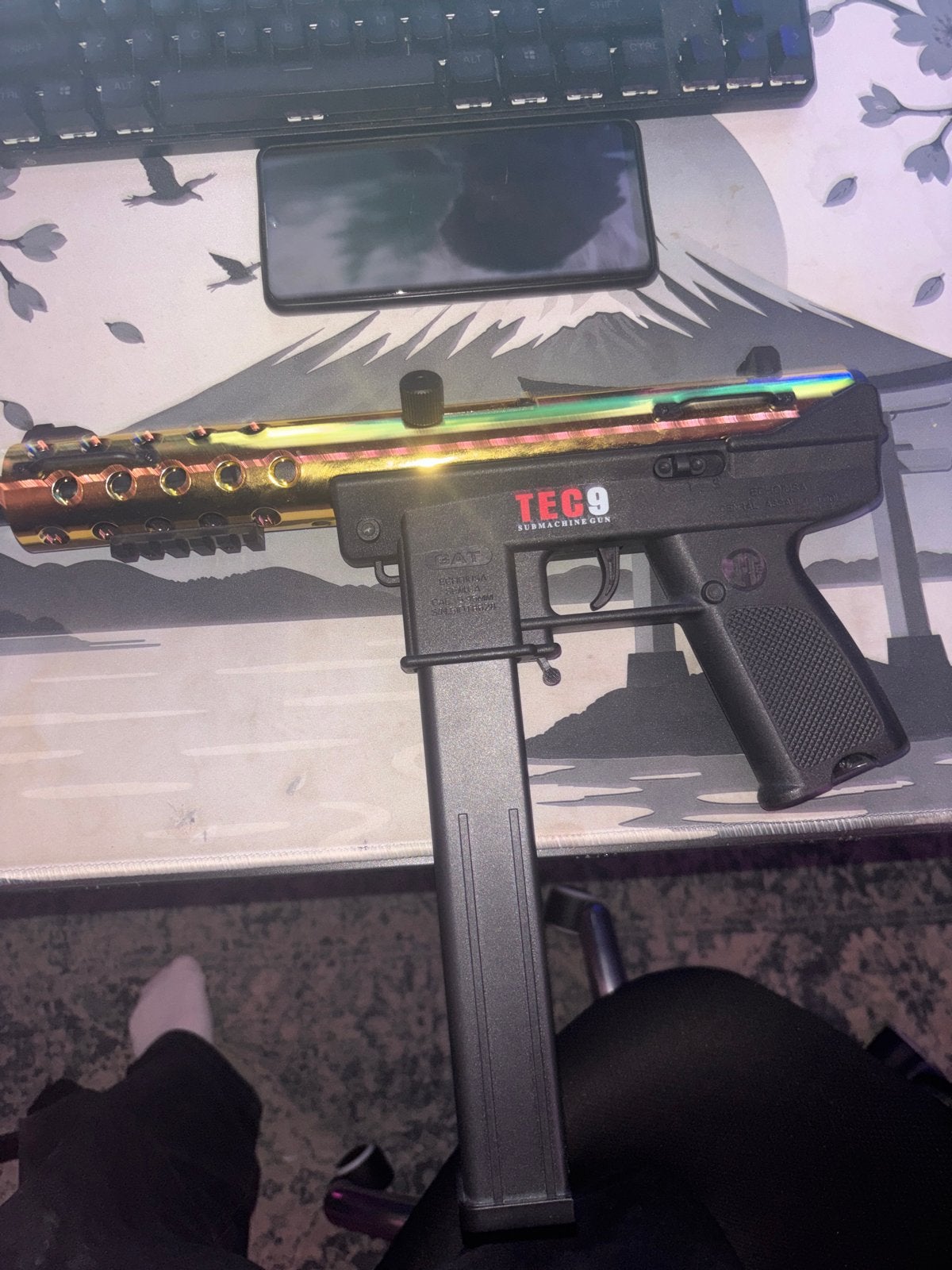 Gelblaster Tec9 met 5000 balletjes, Ophalen of Verzenden, Gebruikt