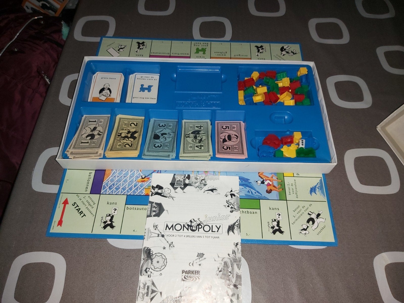 Onderdelen. Monopoly. Junior. Niet Compleet., Ophalen of Verzenden, Zo goed als nieuw