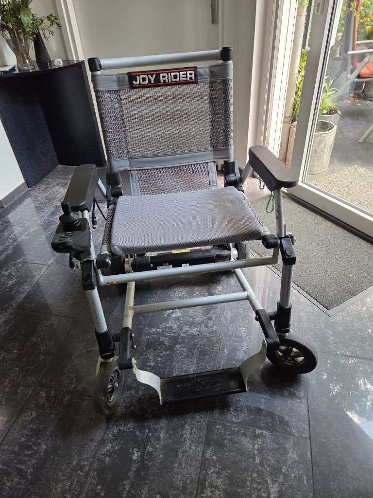 Elektrische opvouwbare rolstoel JoyRider grijs, Ophalen, Elektrische rolstoel