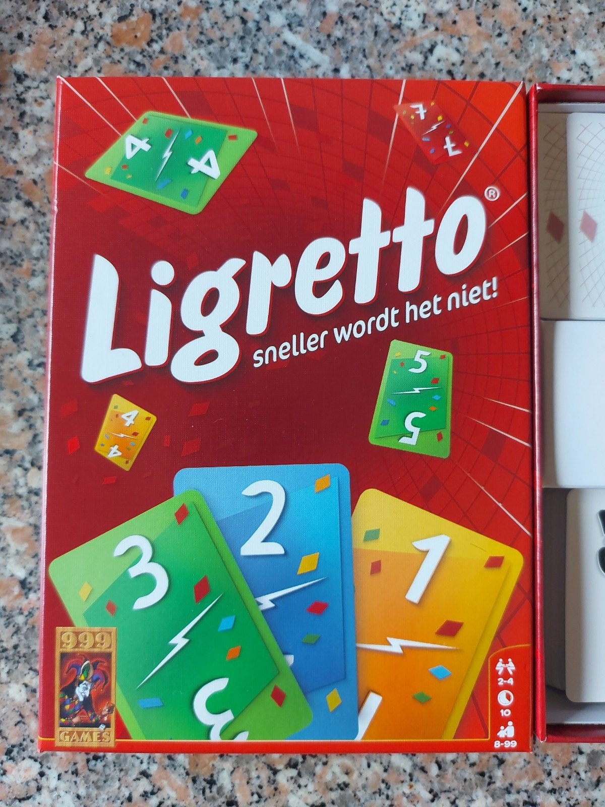 Ligretto Kaartspel - Snel en Spannend Kaartplezier, Een of twee spelers, Ophalen, Zo goed als nieuw, 999 Games