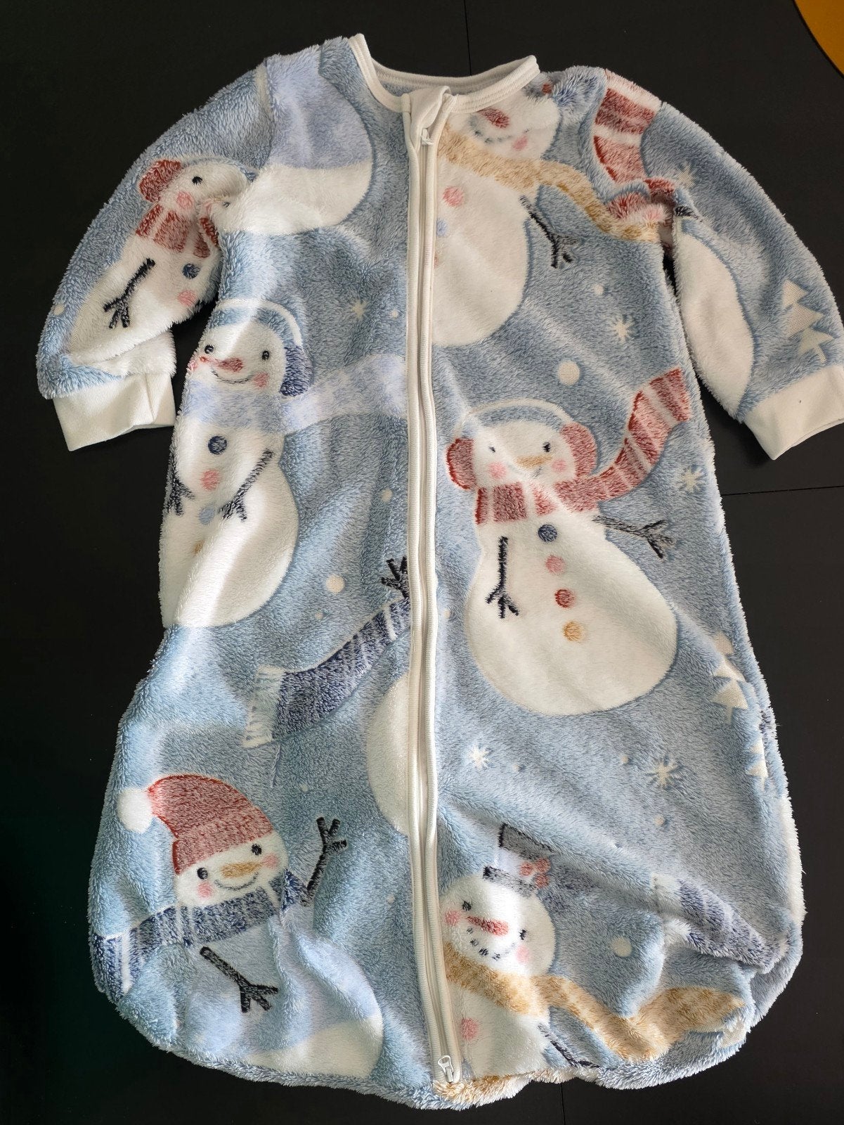 Warme slaapzak met sneeuwpoppen (12-18 maanden), Ophalen of Verzenden, Zo goed als nieuw, Slaapzak