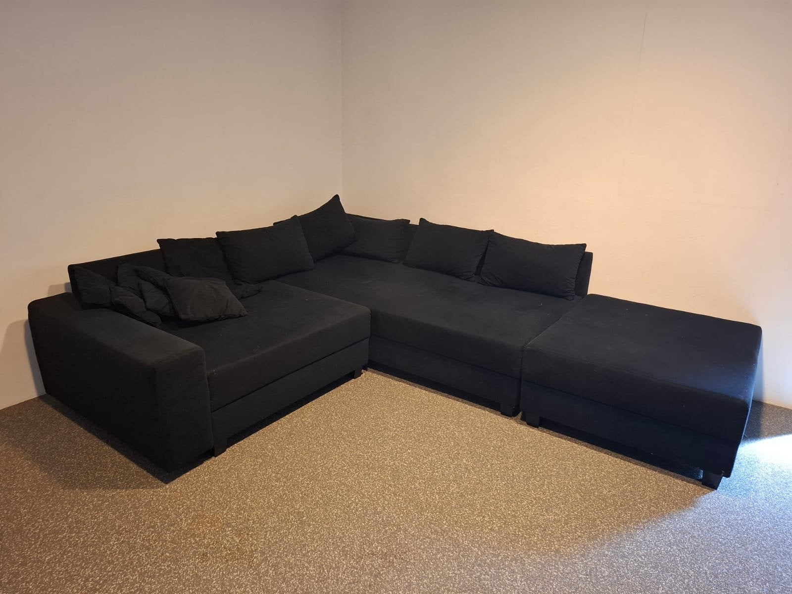 Te koop: hoekbank, Ophalen, Gebruikt, Stof