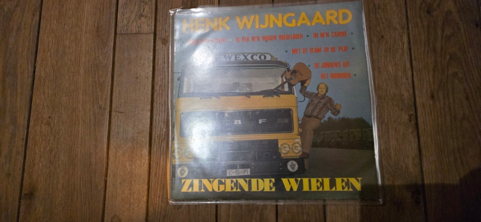 Henk Wijngaard - Zingende Wielen LP (Gebruikt), Cd's en Dvd's, Vinyl | Nederlandstalig, LP, Gebruikt, Ophalen of Verzenden, Levenslied of Smartlap
