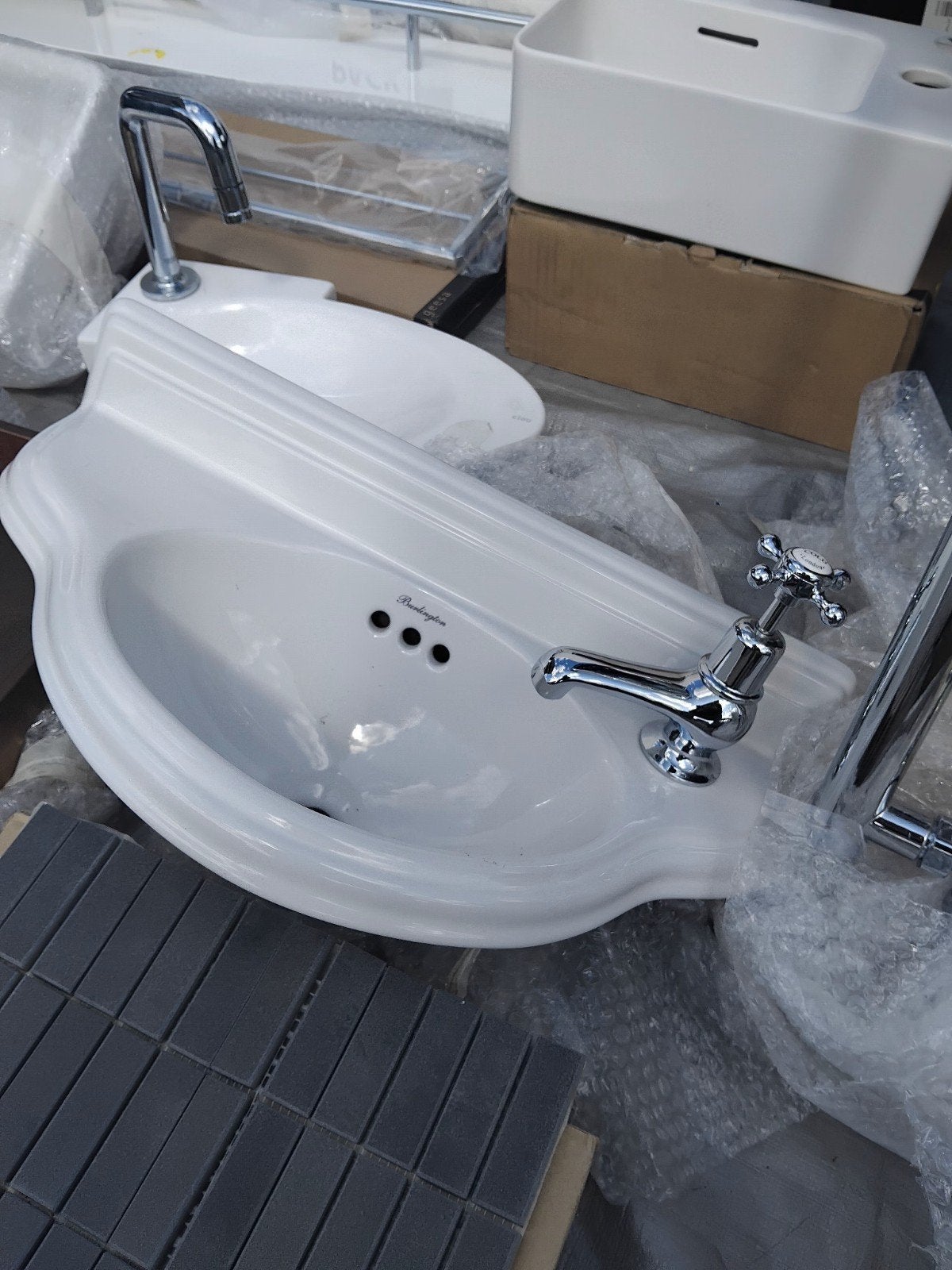 Diverse WC- en wastafelfonteintjes, Ophalen of Verzenden, Nieuw, Chroom, Wastafel