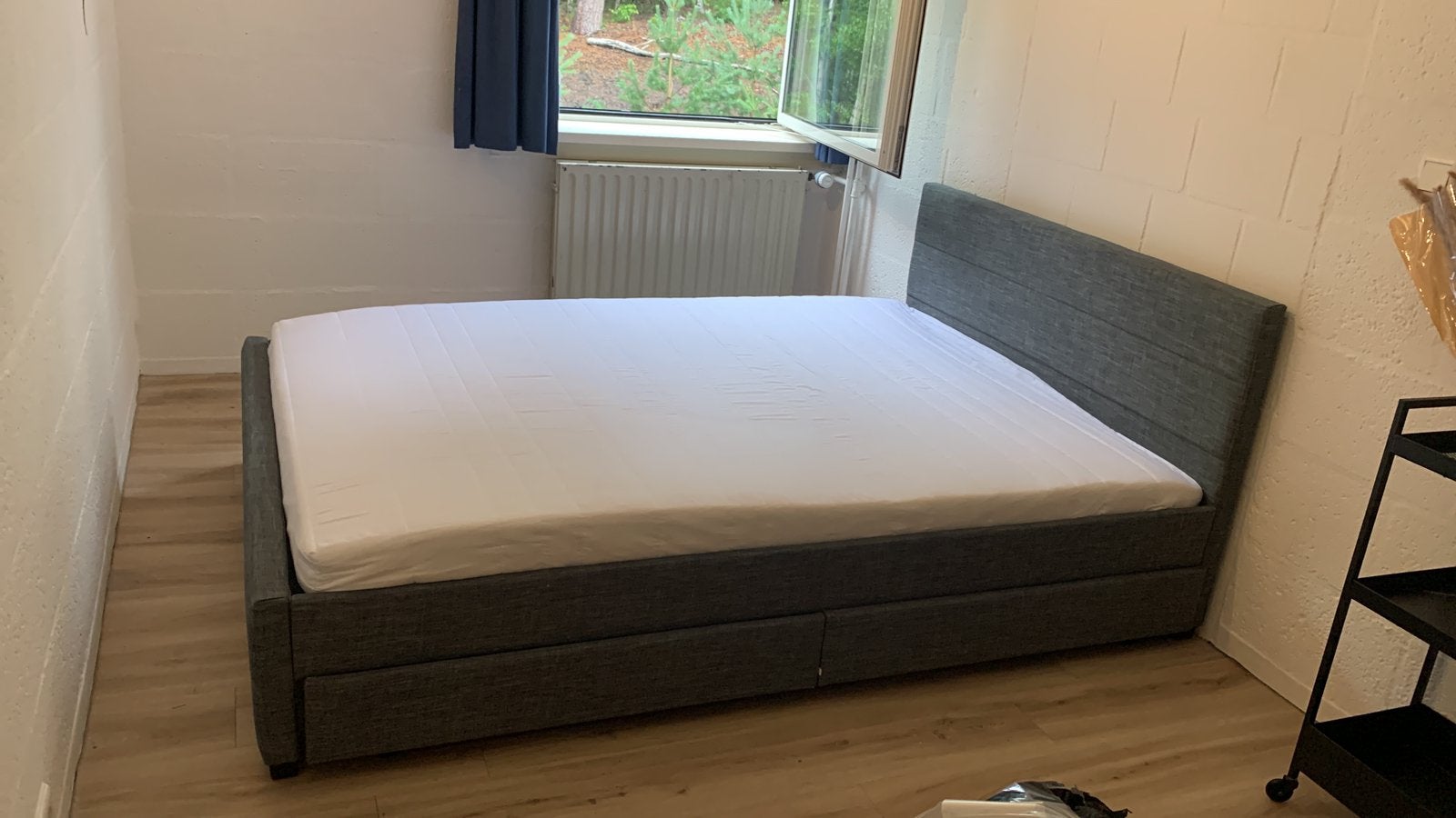 Te koop Swiss Sense boxspring, Ophalen, Tweepersoons, Zo goed als nieuw, 200 cm
