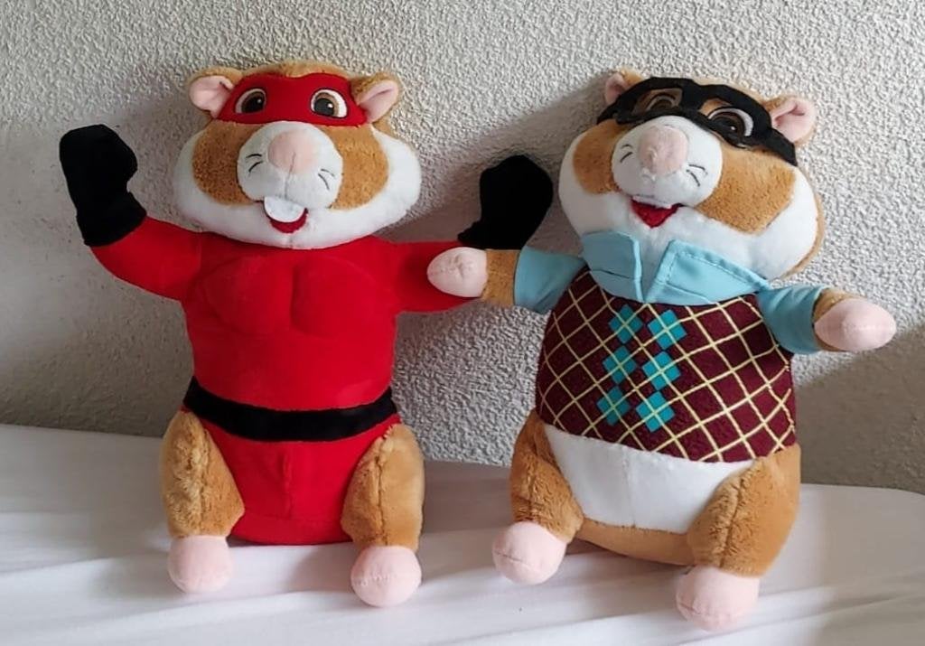 AH Hamsters Pluche - Superhelden Knuffels (per stuk of set), Ophalen of Verzenden, Nieuw, Overige typen