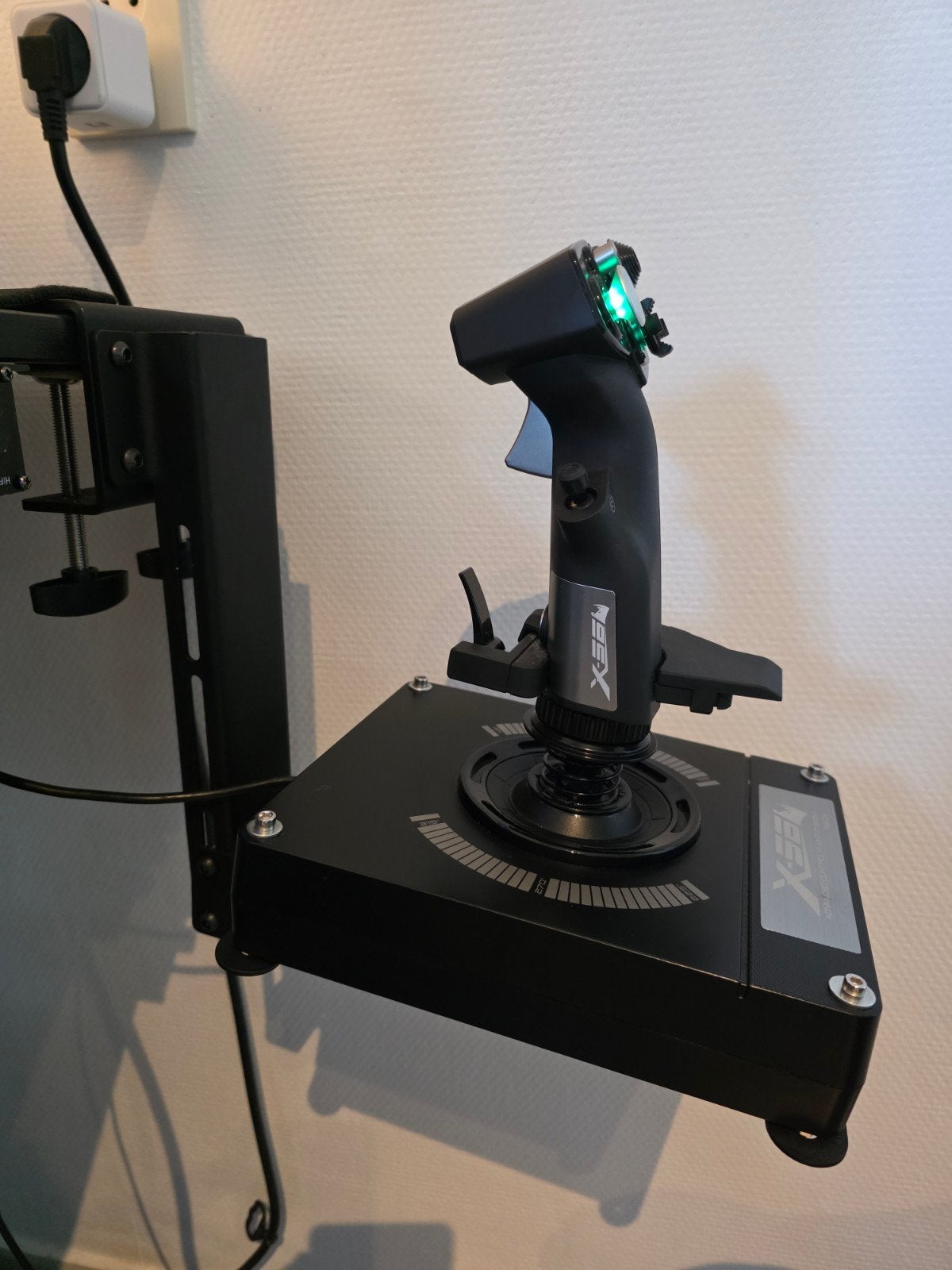 Pro Flight x56 Rinho ZGAN comfortabel  HOTAS joy+ophanging, Computers en Software, Ophalen of Verzenden, Zo goed als nieuw