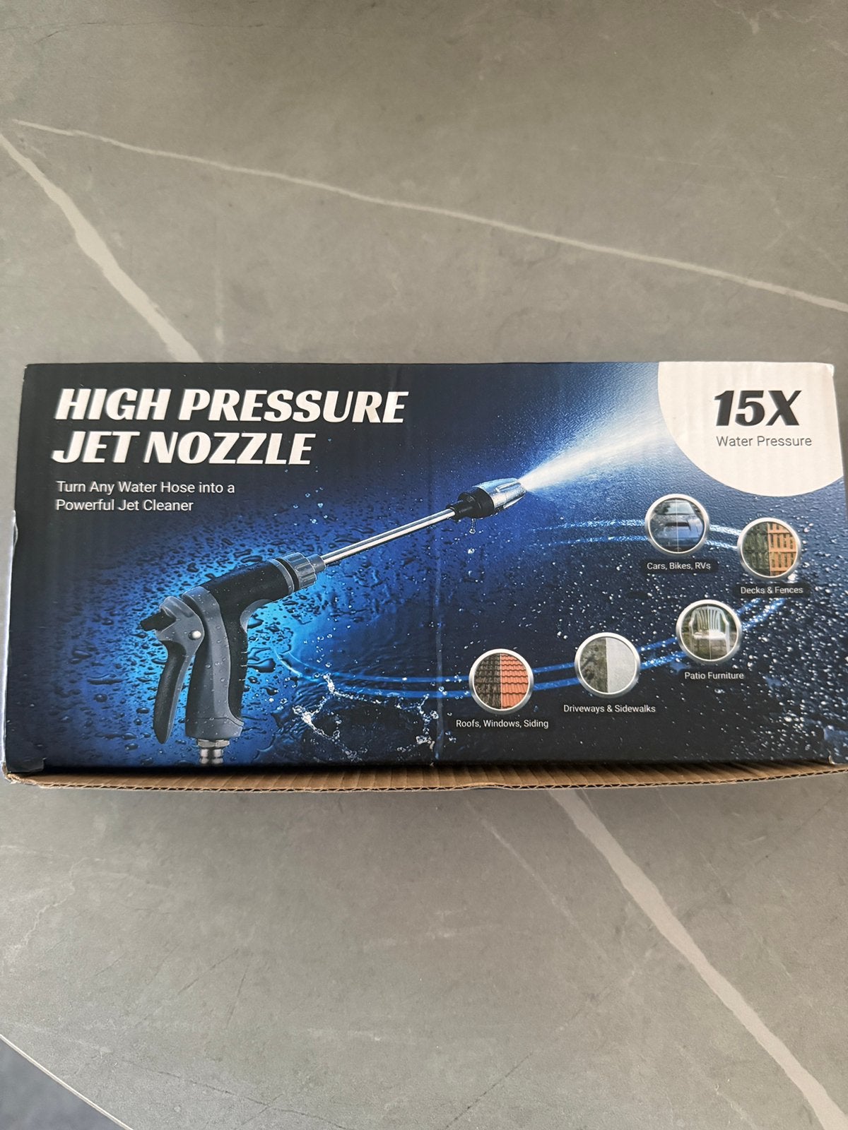 Hogedruk Jet Nozzle – krachtig – tuinslang aansluiting, Ophalen of Verzenden, Zo goed als nieuw