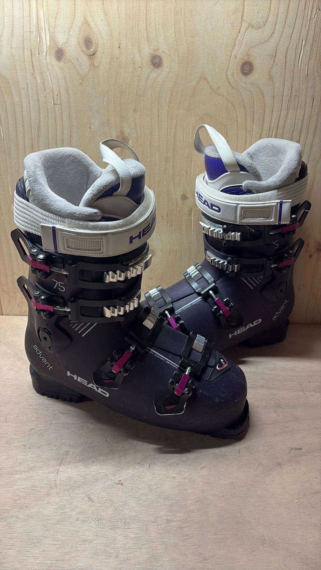 HEAD Advant Edge 75 W skischoenen maat 41/41.5 Mondo 26/26.5, 160 tot 180 cm, Gebruikt, Schoenen, Ophalen of Verzenden