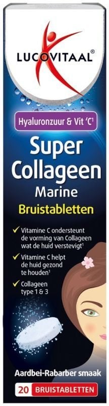 Lucovitaal Super Collageen Marine 20 bruistabletten, N, N, Overige typen, Nieuw