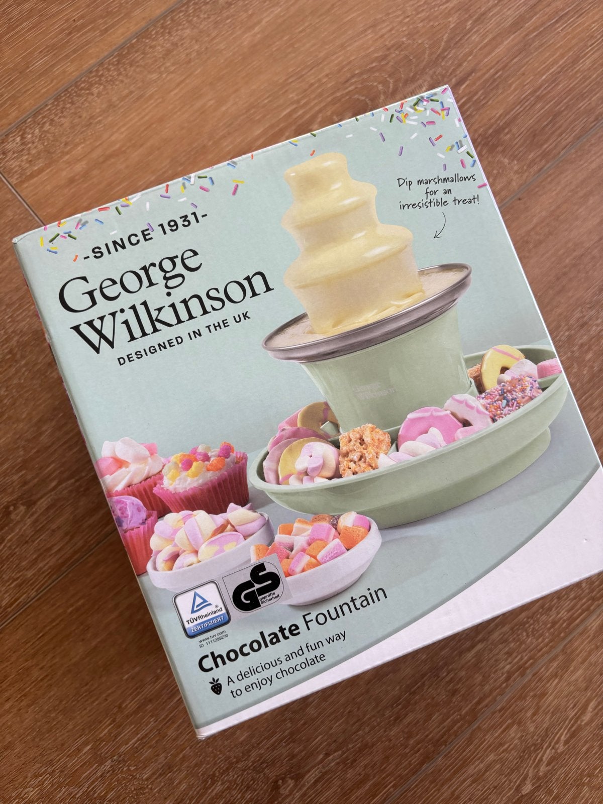 George Wilkinson Chocoladefontein Mintgroen, Ophalen of Verzenden, Nieuw