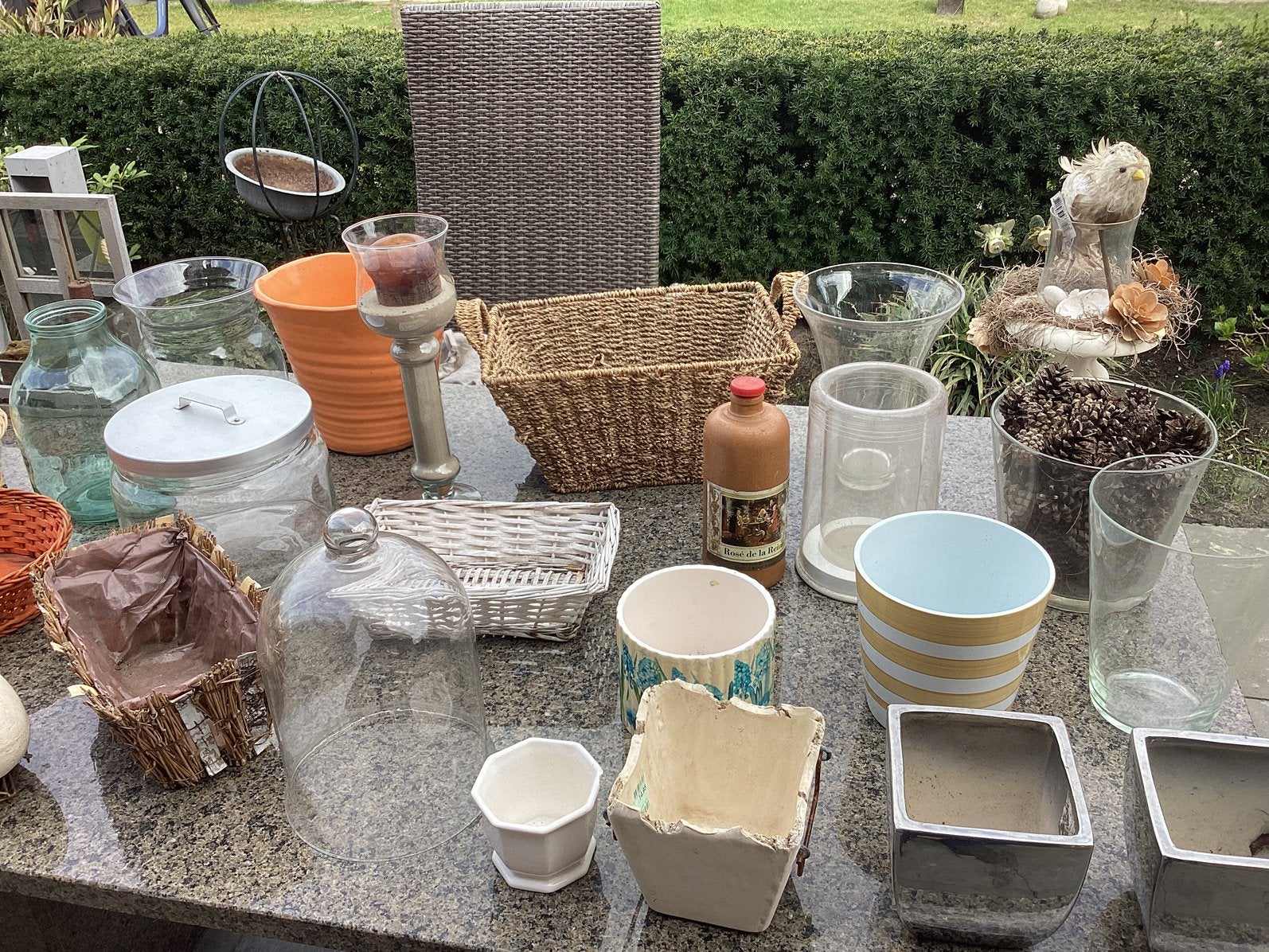 Rieten manden,rieten mandjes voor bloemschikken,bloempotten, Huis en Inrichting, Woonaccessoires | Schalen en Manden, Ophalen of Verzenden