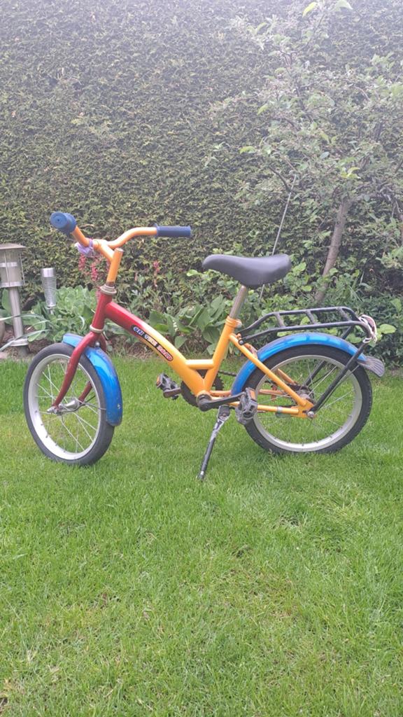 Te koop, kinderfiets, Fietsen en Brommers, Fietsen | Kinderfietsjes, Ophalen of Verzenden, Minder dan 16 inch
