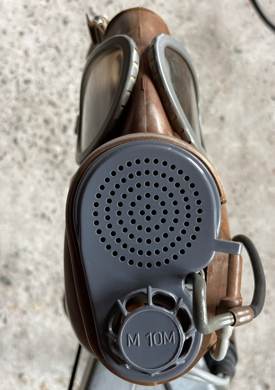 Oud gasmasker type M 10M, Ophalen of Verzenden, Landmacht, Nederland
