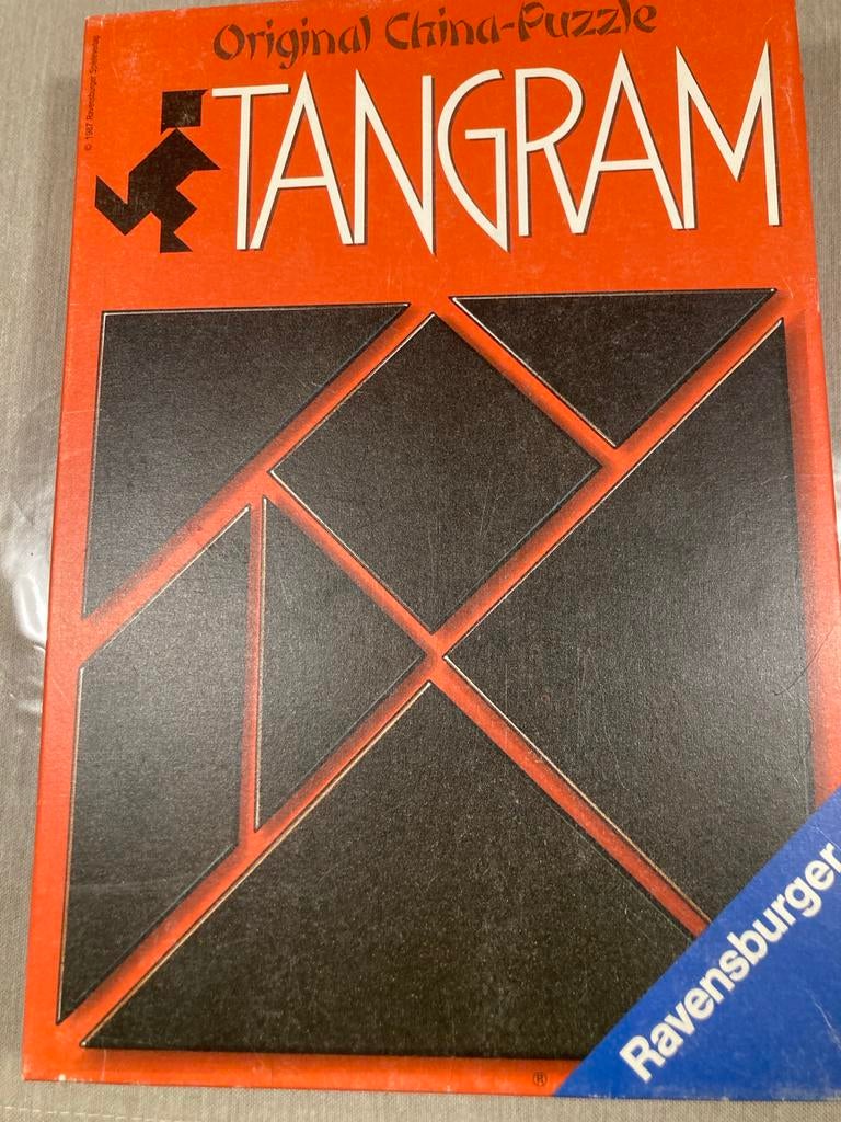 Originele China-Puzzel Tangram Ravensburger 12-99 jaar, Ophalen of Verzenden, Gebruikt, Overige typen