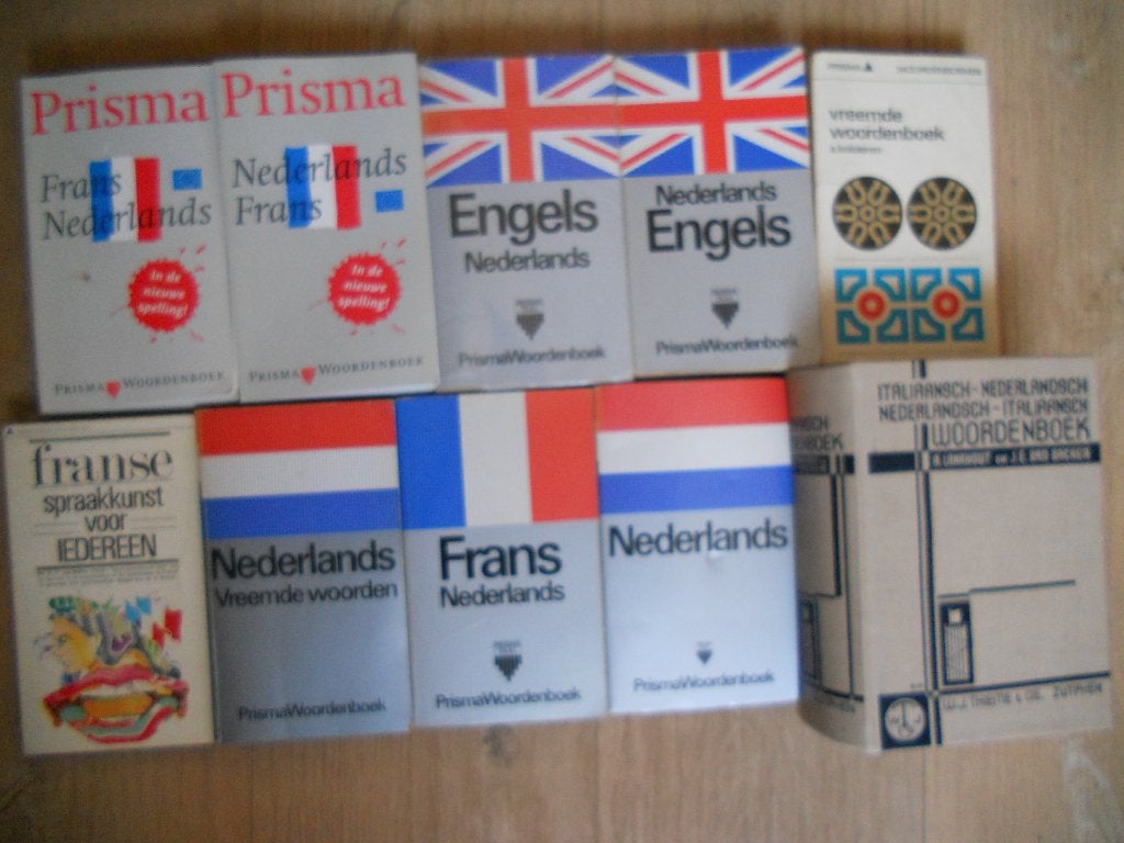 10 oude woordenboeken, Ophalen, Gelezen, Prisma of Spectrum, Overige talen