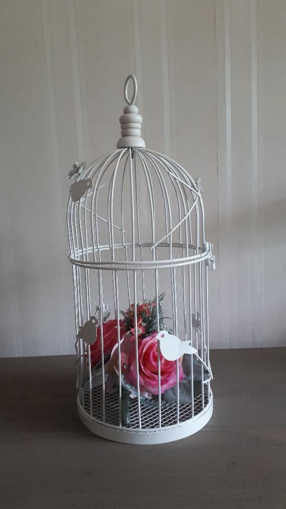 Decoratief sier vogelkooitje, Huis en Inrichting, Ophalen, Brocante, Zo goed als nieuw, Metaal