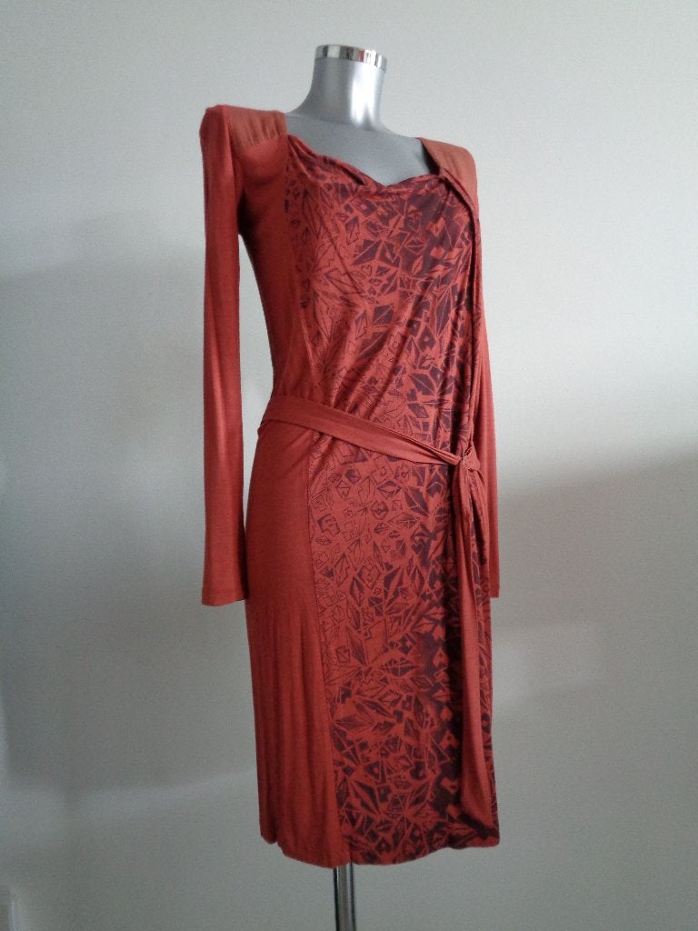 10 Feet steenrode jurk, viscose maat small NIEUW, 10 Feet, Nieuw, Ophalen of Verzenden, Maat 36 (S)