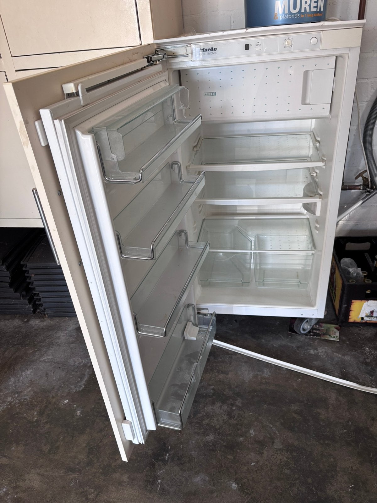 Miele inbouwkoelkast, 150 tot 200 liter, Gebruikt, 45 tot 60 cm, Met vriesvak