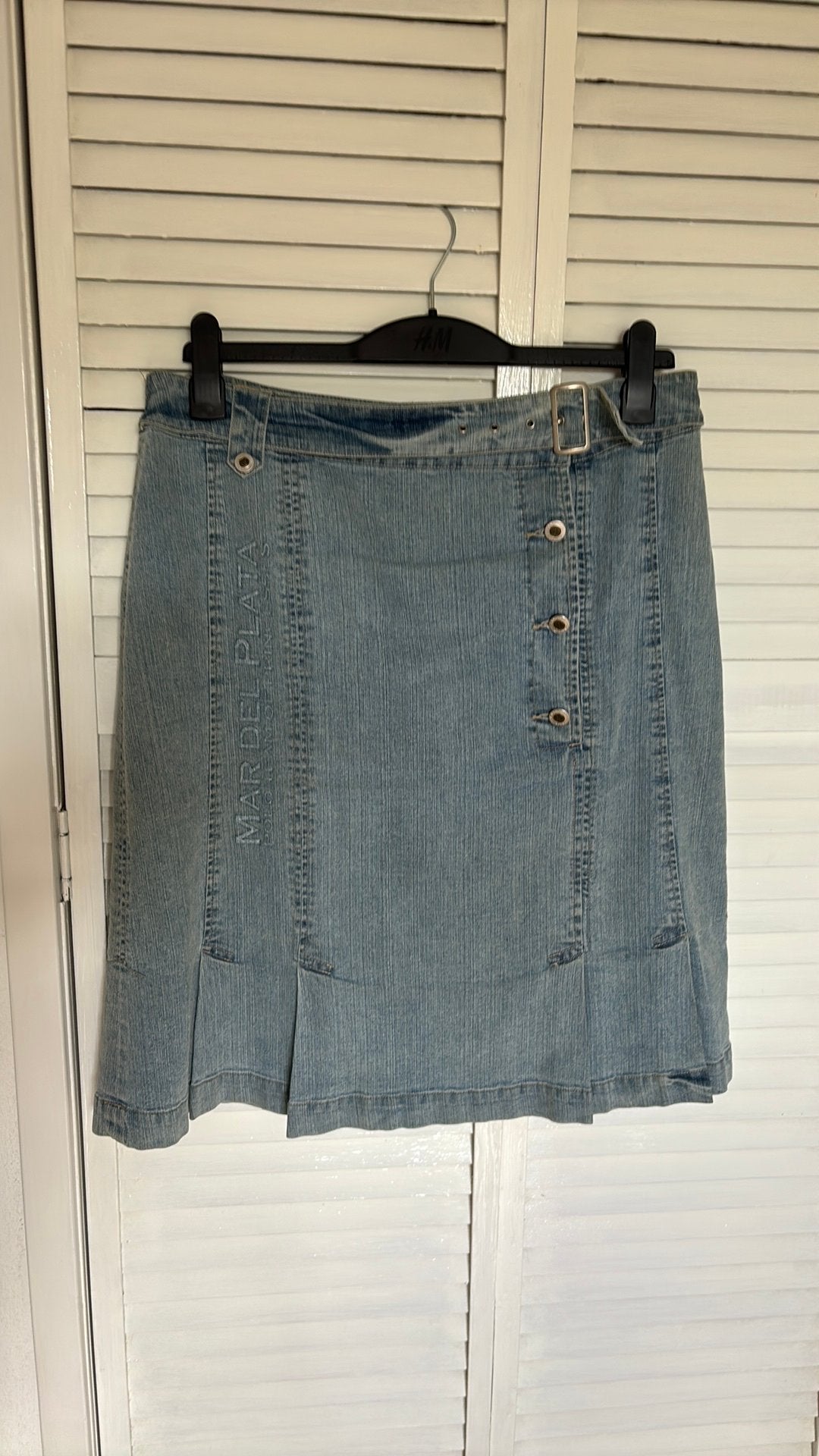 L’argentina jeans rok maat 42, Kleding | Dames, Ophalen of Verzenden, Zo goed als nieuw, Maat 42/44 (L), Blauw