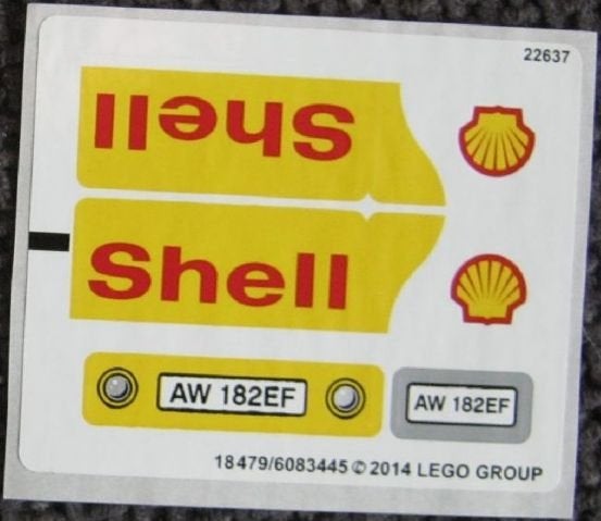 Lego Sticker Sheet for Set 40196 - (184796083445), Lego, Overige typen, Ophalen of Verzenden, Zo goed als nieuw
