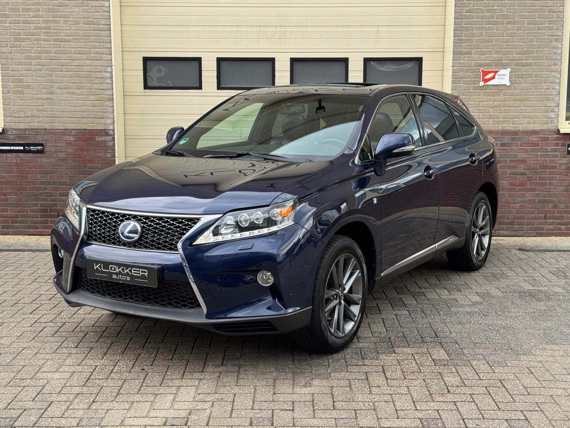 Lexus RX 450h 4WD F-Sport Line Schuifdak | Mark levinson | H, Auto's, Lexus, Automaat, Euro 5, 249 pk, Gebruikt
