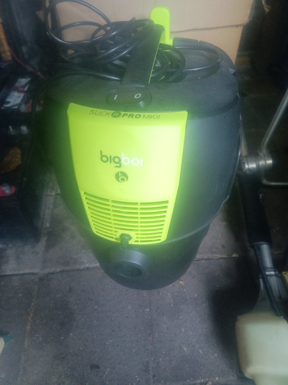 BigBoi SuckR Pro MKII Industriële Water/stofzuiger, Doe-het-zelf en Verbouw, Reinigingsmachines, Ophalen of Verzenden, Zo goed als nieuw