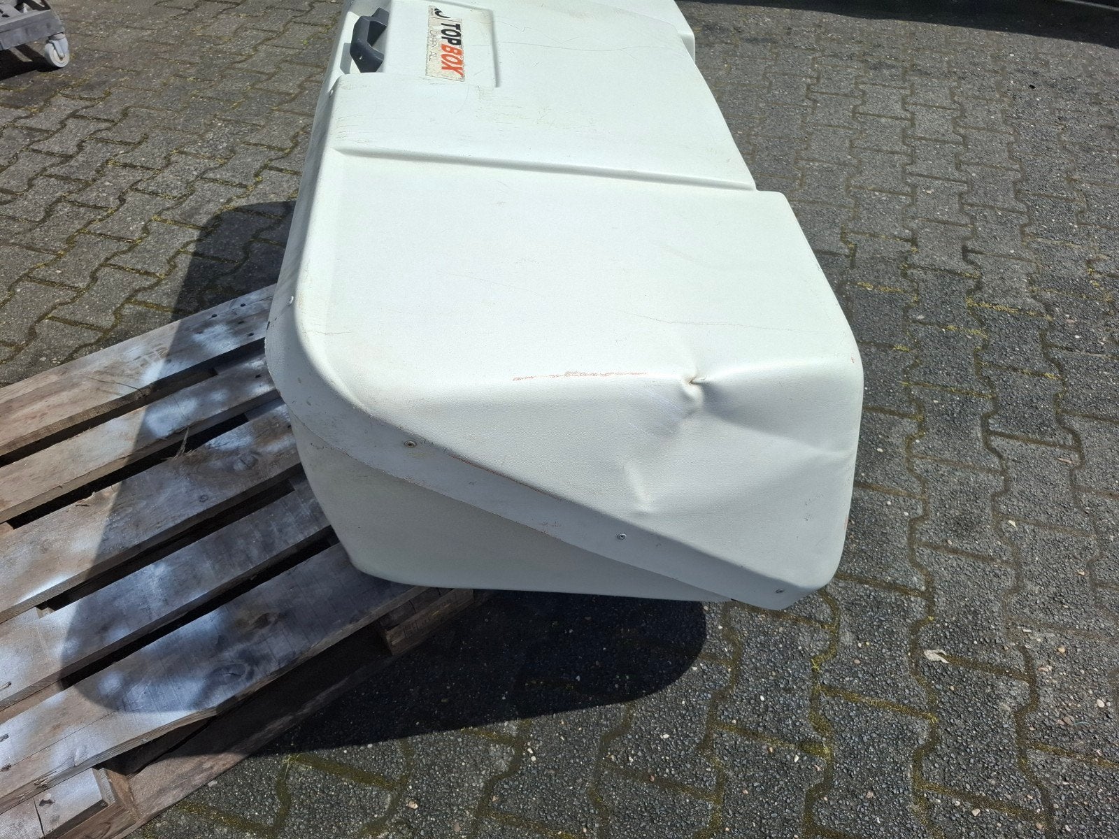 Skibox met deuk, sleutel mist - vaste prijs, Auto diversen, Ophalen, Gebruikt