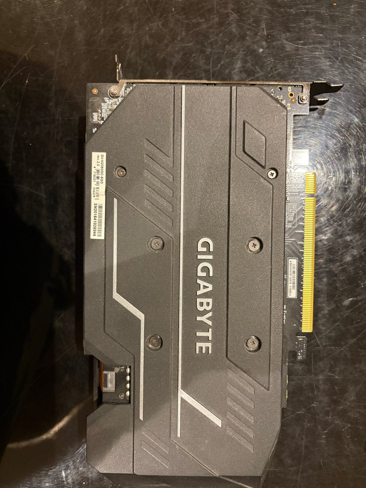 Gigabyte GeForce RTX 2060 OC 6G Videokaart, Computers en Software, Videokaarten, PCI-Express 3, Gebruikt, GDDR6, Ophalen of Verzenden