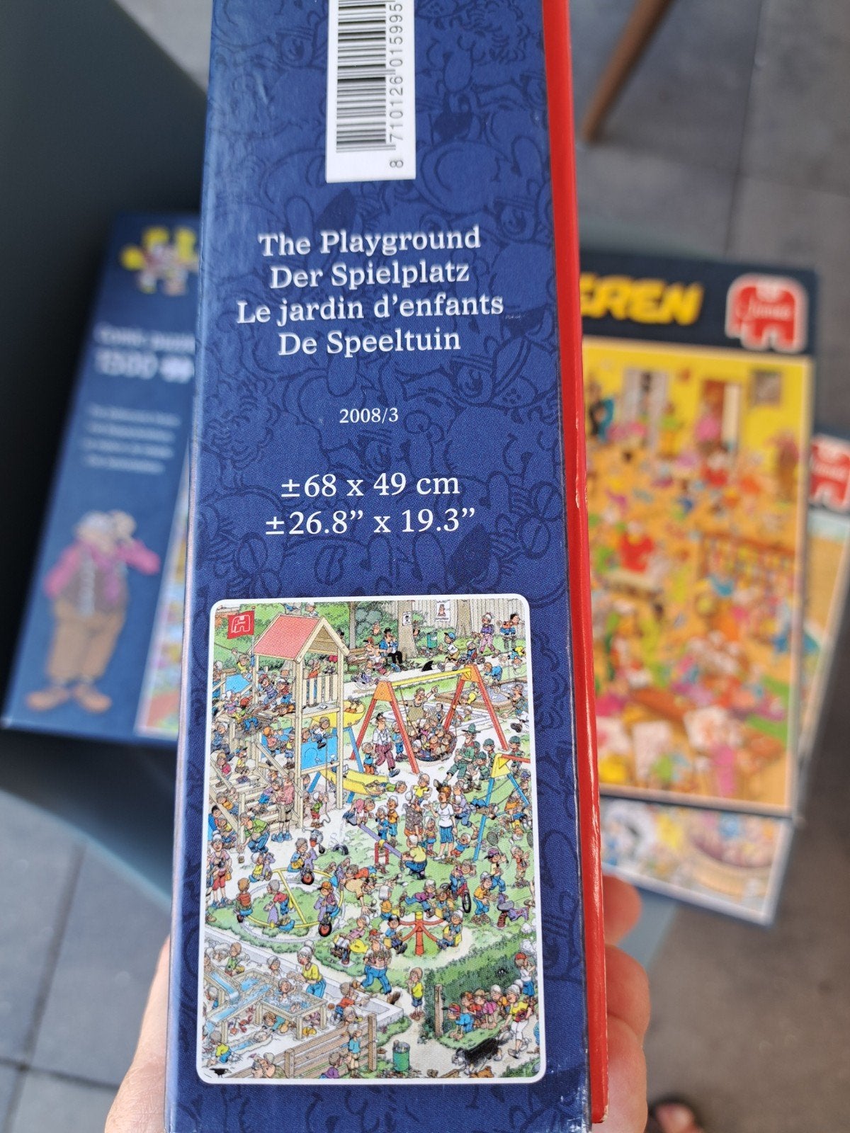 Jan van Haasteren De Speeltuin legpuzzel 1000 stukjes, Ophalen, 500 t/m 1500 stukjes, Gebruikt, Legpuzzel