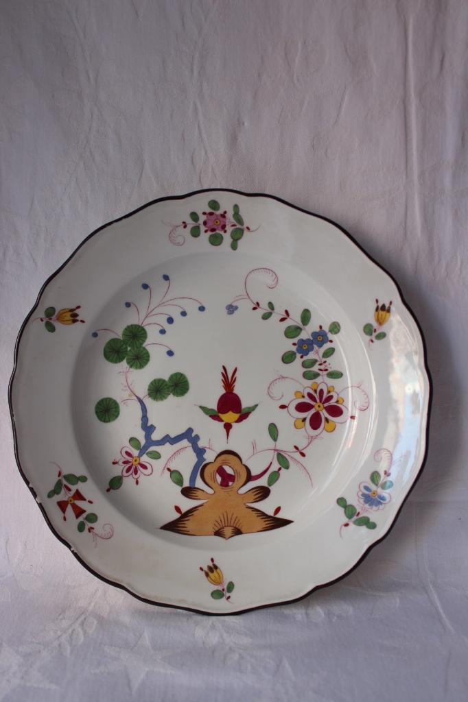 Antiek Meissen Kakiemon porseleinen bord c 1880, Antiek en Kunst, Ophalen of Verzenden
