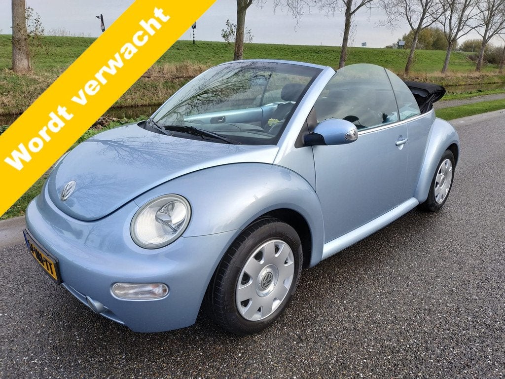 Volkswagen New Beetle Cabriolet 1.6i * 99.995 Km * NL AUTO *, Auto's, Volkswagen, Stof, Gebruikt, 4 cilinders, Cabriolet