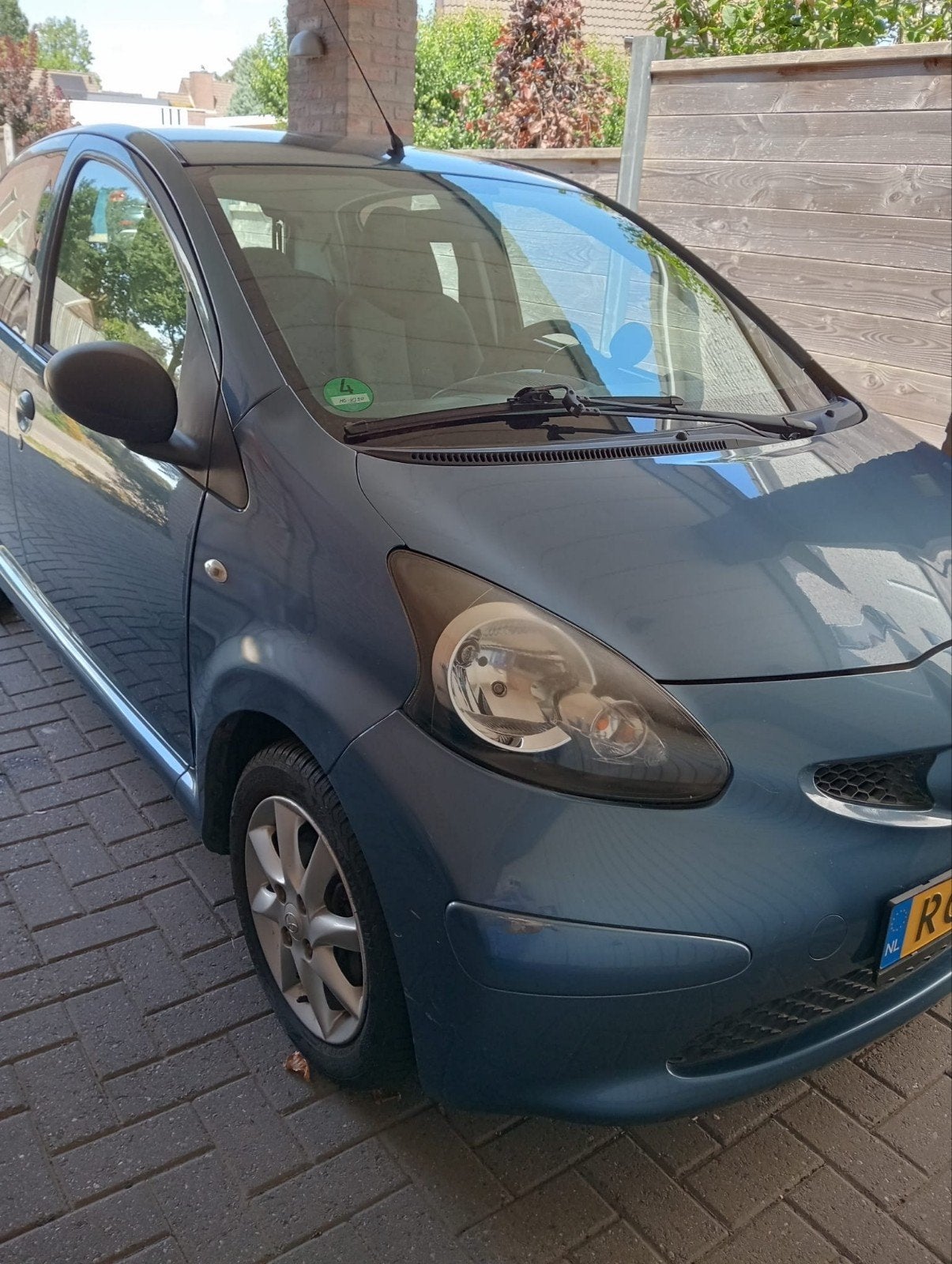 Toyota Aygo 1.0 12V Vvt-i 5DRS 2008 Blauw, Auto's, Voorwielaandrijving, Airbags, 68 pk, Handgeschakeld
