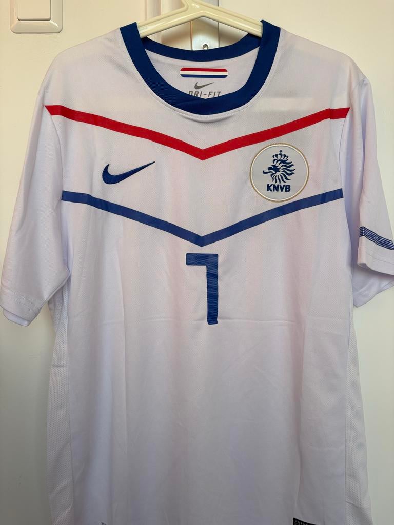 retro Dirk Kuyt nederland Wk 2010 oranje nike large ajax, Maat L, Ophalen of Verzenden, Nieuw, Shirt