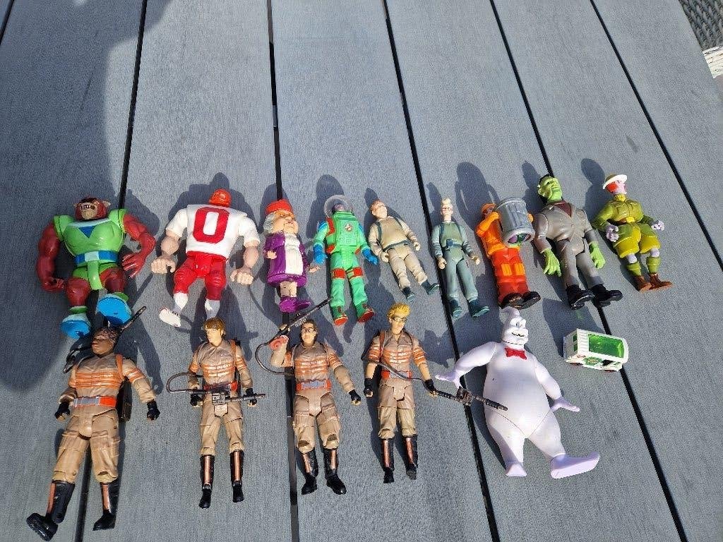 Gostbusters verzameling figuren/poppentjes ., Ophalen of Verzenden, Gebruikt