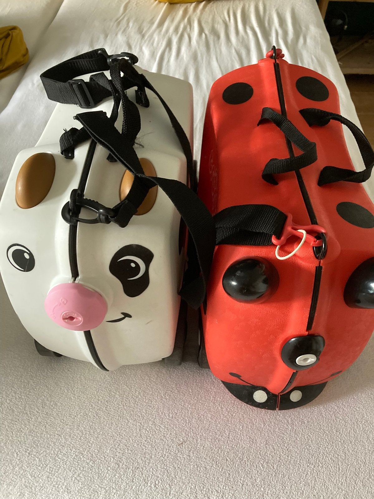 Twee harde trunki kinderkoffers, Kinderen en Baby's, Ophalen, Gebruikt, Jongetje of Meisje, Schoentjes