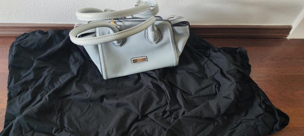Leren Pierre Cardin tas, Ophalen, Blauw, Handtas